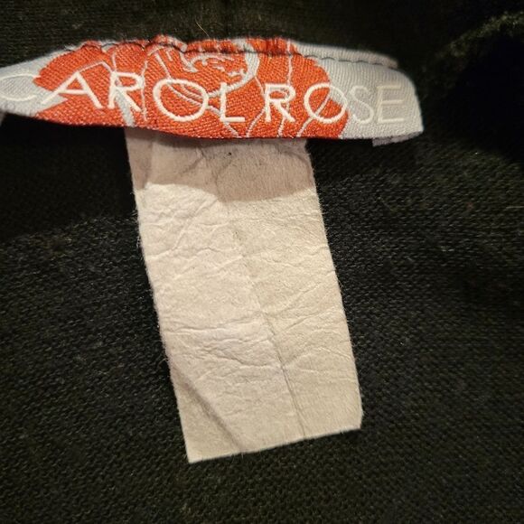 Carol Rose Open Front‎ Black Cardigan - Picture 6 of 7